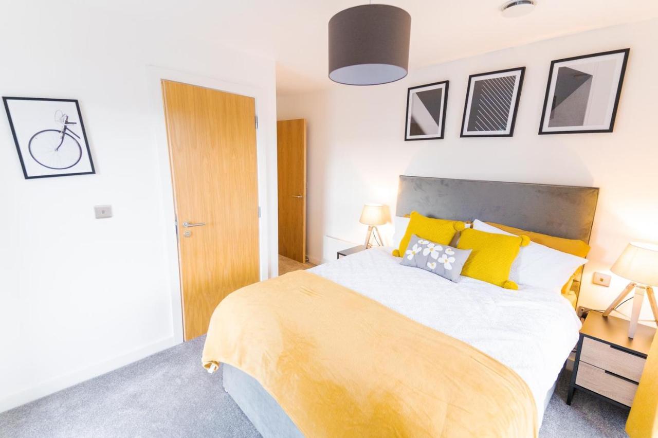 Exquisite Cosy 2-Bed Apartment In Salford Manchester Exteriör bild