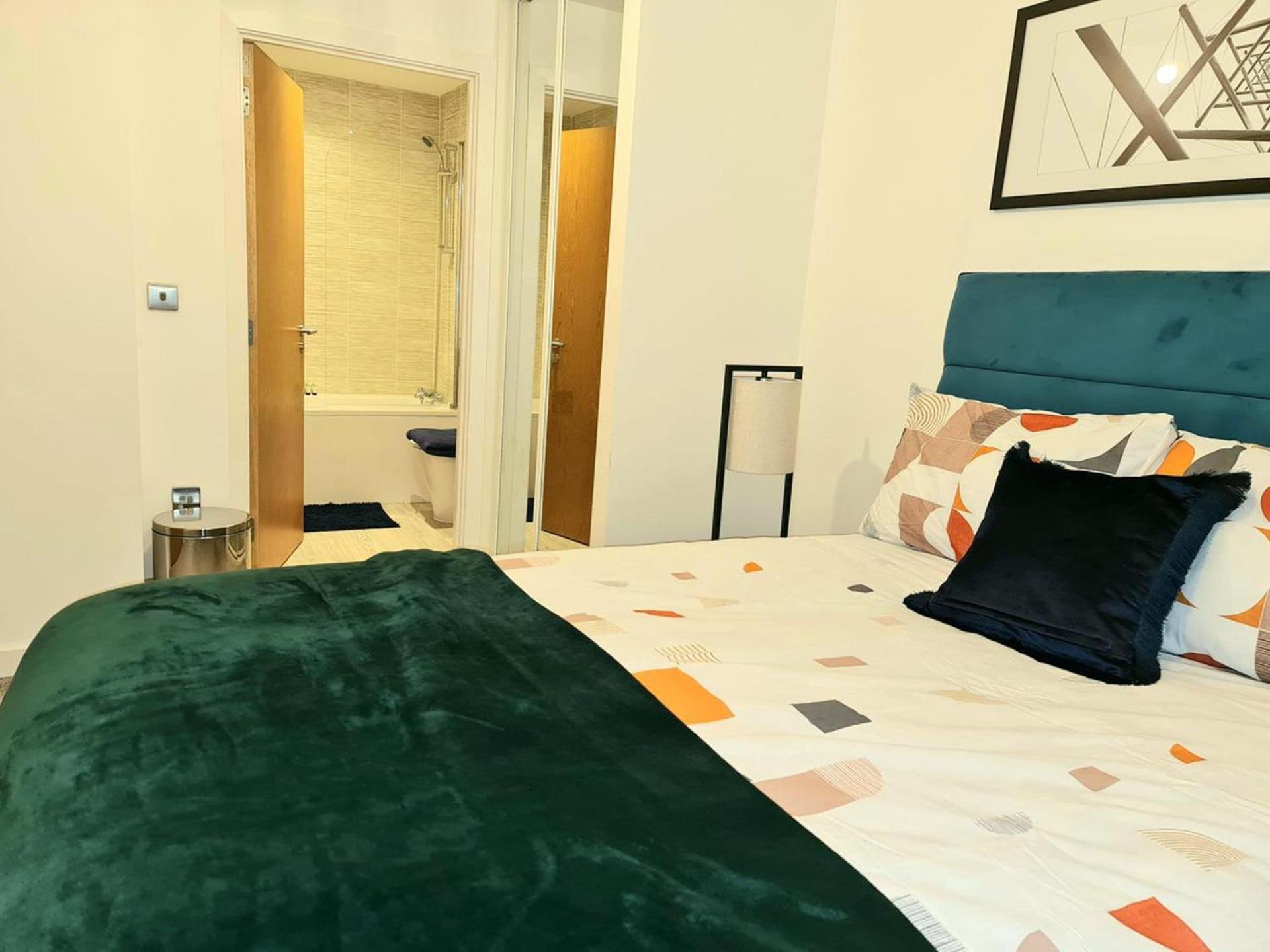 Exquisite Cosy 2-Bed Apartment In Salford Manchester Exteriör bild
